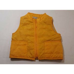 Baby Gap  Size 18-24 Months Vest Yellow Full Zipper